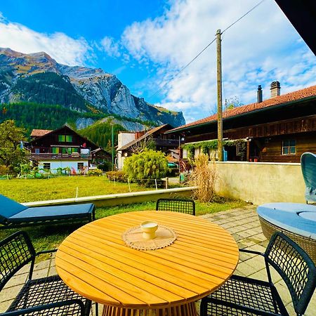 Cute & Cozy Oasis, Private Afternoon Sun Terrace Apartman Kandersteg Kültér fotó