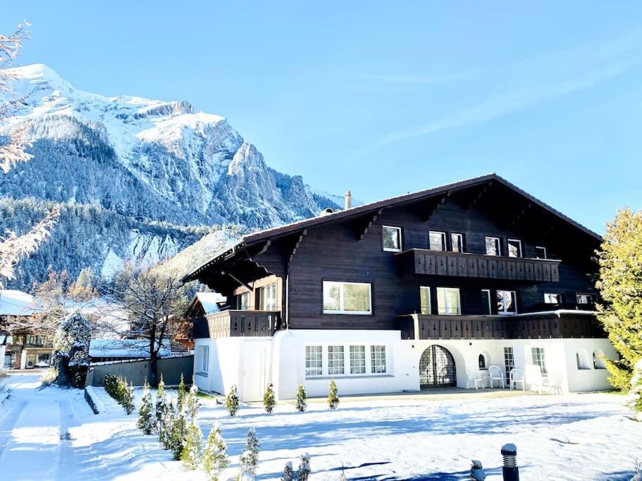 Cute & Cozy Oasis, Private Afternoon Sun Terrace Apartman Kandersteg Kültér fotó