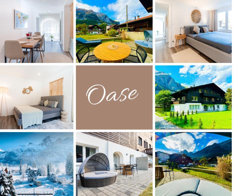 Cute & Cozy Oasis, Private Afternoon Sun Terrace Apartman Kandersteg Kültér fotó
